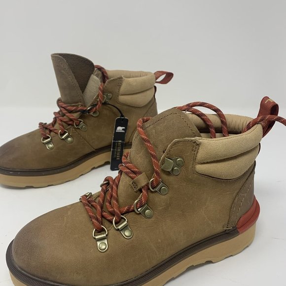 Sorel Hi-Line 2009121261 Hiker Boots Women's 6 Umber Tawny Buff Leather S0615‎ - Picture 5 of 10